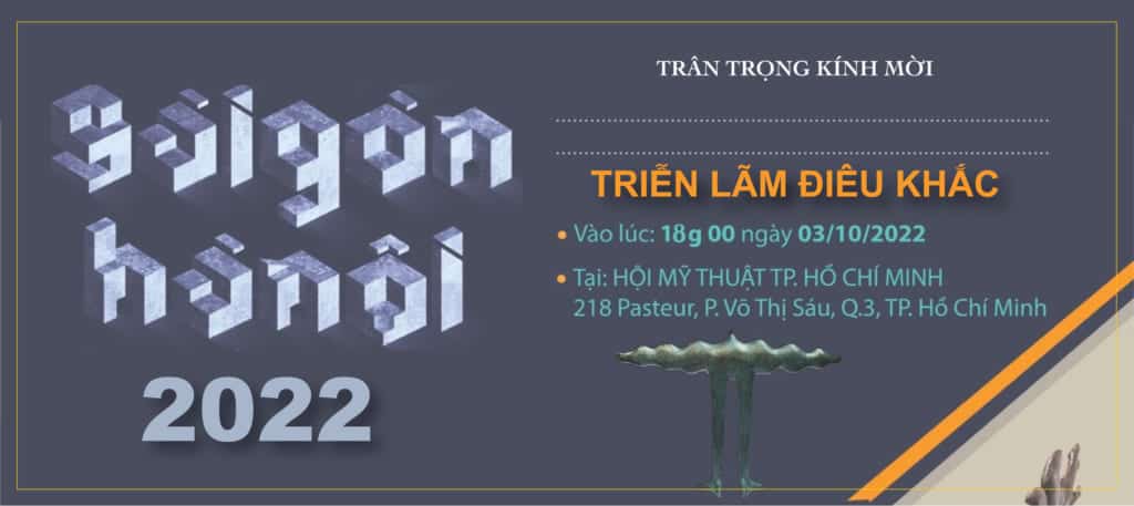 THƯ MỜI TRIỂN LÃM ĐIÊU KHẮC " SÀI GÒN - HÀ NỘI"